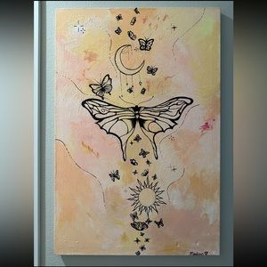 Butterfly painting prints!!!🍄🦋✨